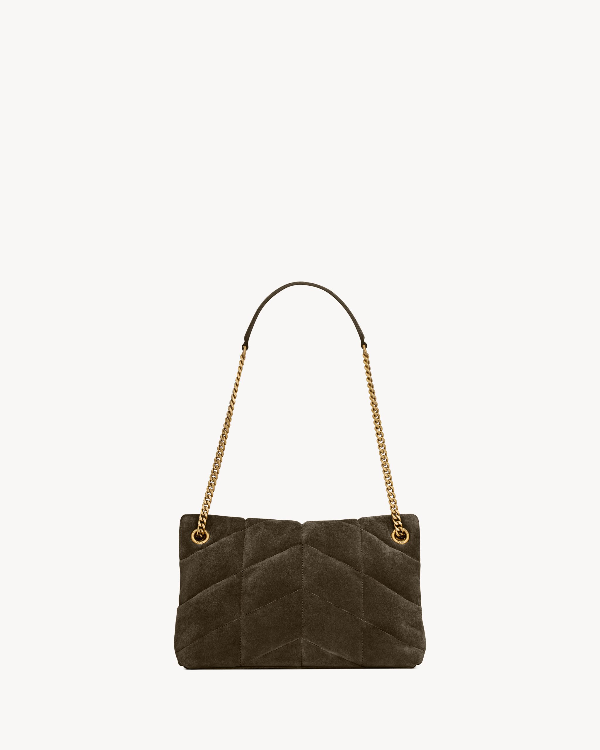 YSL PUFFER small in suede - Image 5